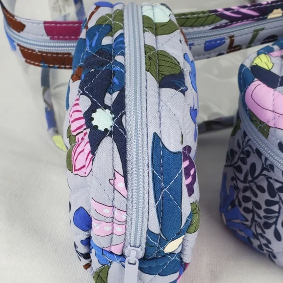 πHP~4/24π Vera Bradley 3 Piece Cosmetic Set in Bengal Lily NWT - Picture 10 of 12